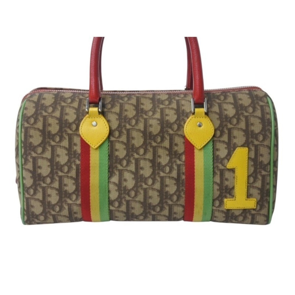 Christian Dior handbag Trotter Rasta color brown Galliano - Picture 2 of 10